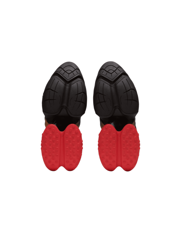 AM1VJ309TNCSEGUD-1.png Balmain Unicorn low-top trainers in neoprene and leather