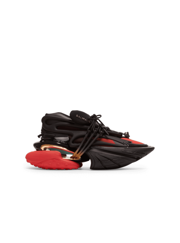 AM1VJ309TNCSEGUF-1.png Balmain Unicorn low-top trainers in neoprene and leather