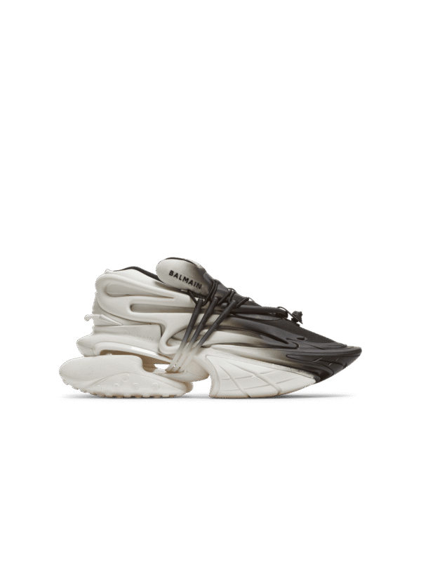 YM0VJ309KNEDGABF-1.png Balmain Unicorn low-top trainers in neoprene and leather