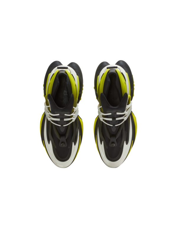 YM0VJ309KNETEFFC.jpg Balmain Unicorn low-top trainers in neoprene and leather