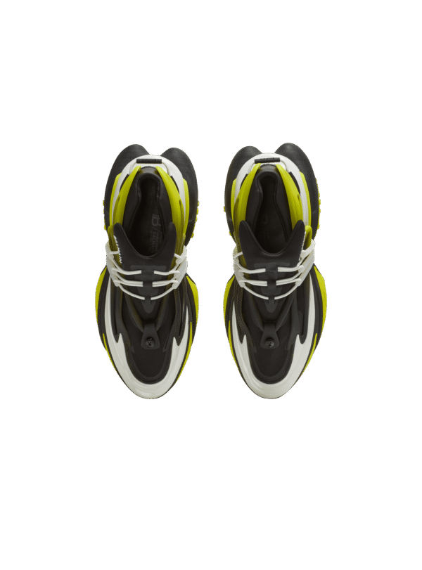 YM0VJ309KNETEFFC.png Balmain Unicorn low-top trainers in neoprene and leather