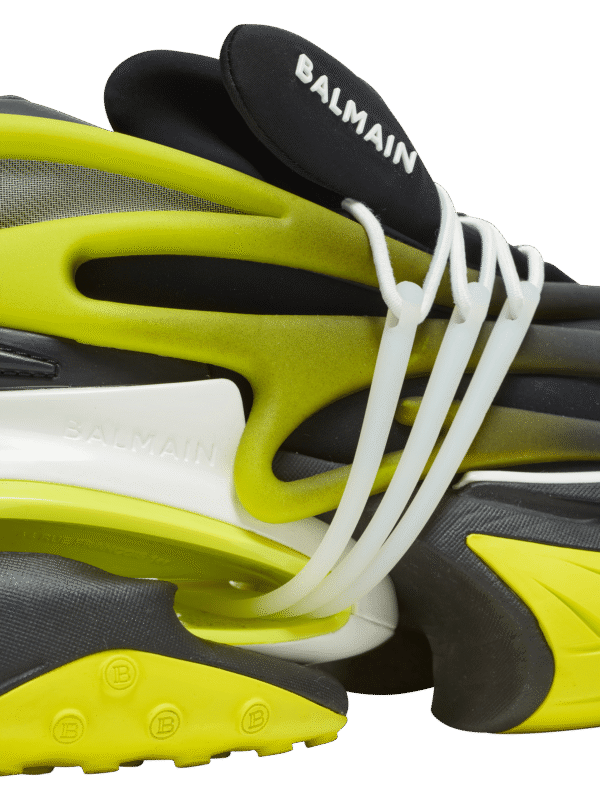 YM0VJ309KNETEFFH.png Balmain Unicorn low-top trainers in neoprene and leather