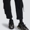 YM0VJ309KPNRGFEB-1.jpg Balmain Neoprene and leather Unicorn low-top sneakers