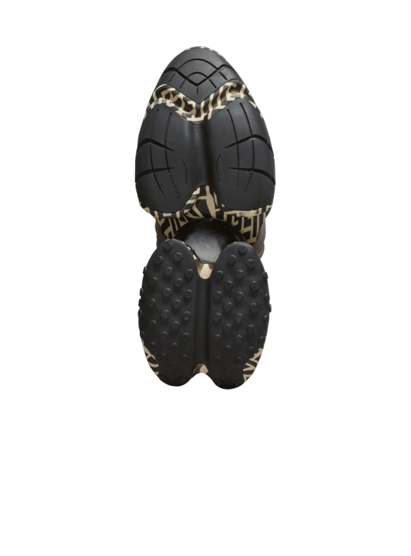 YM0VJ309KPNRGFED-1.png Balmain Neoprene and leather Unicorn low-top sneakers