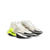 YM1VJ309KNESAAAB-1.png Balmain Neoprene and leather Unicorn low-top sneakers
