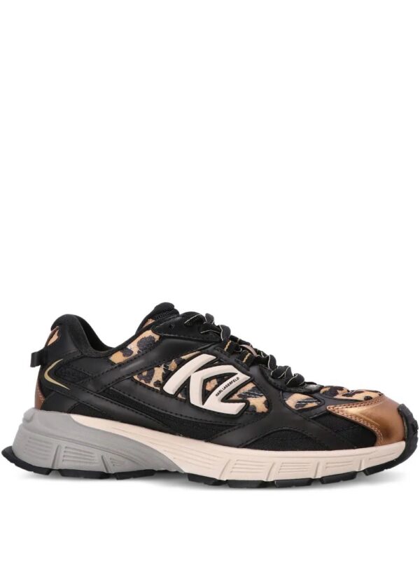 Karl Lagerfeld  leopard-print sneakers