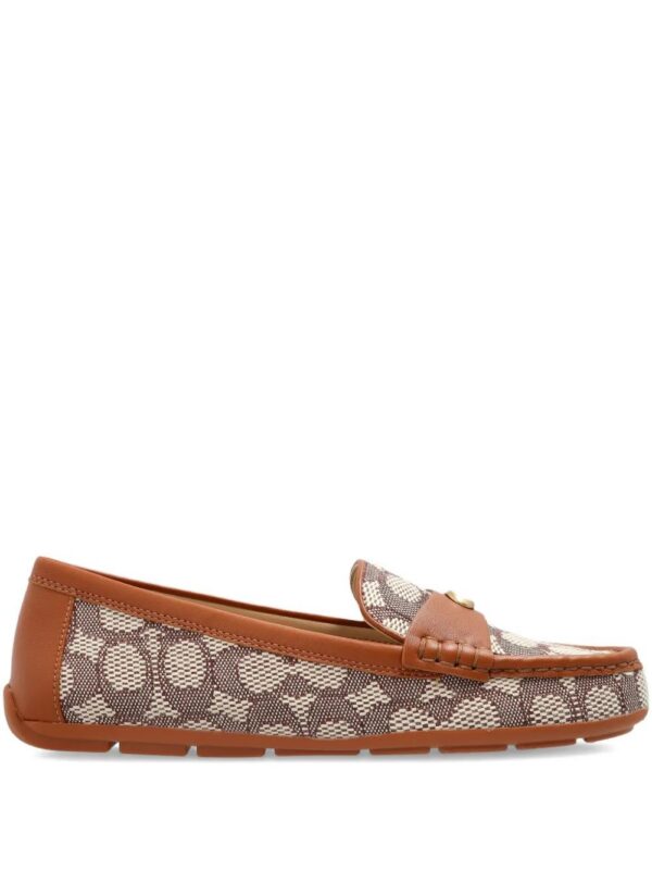 Coach  logo-jacquard loafers