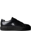 Calvin Klein  leather-logo sneakers