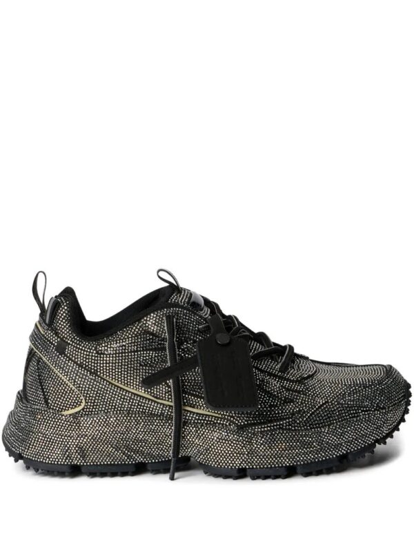 Off-White  Be Right crystal-textured sneakers