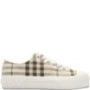 Burberry  check embossed-logo sneakers