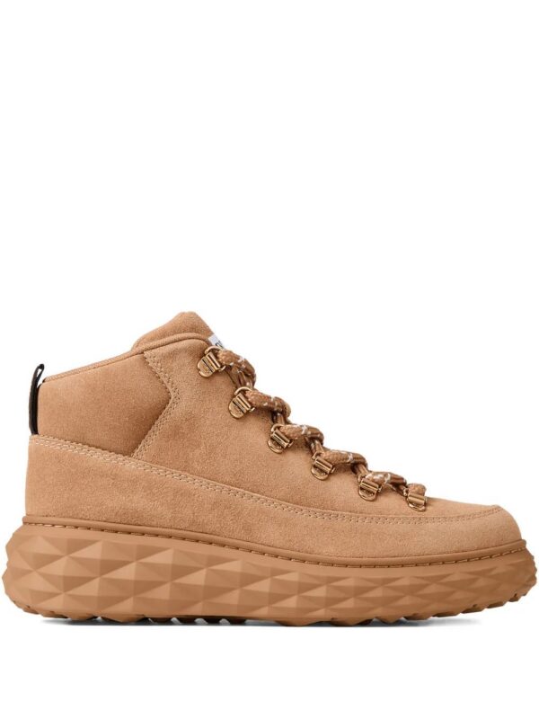 Jimmy Choo  Diamond Maxi Hike F suede high-top sneakers