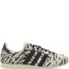 adidas  striped three stripe trainers