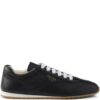 Prada  leather lace-up sneakers