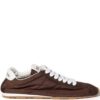 Miu Miu  Plume suede trainers