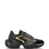 Versace Jeans Couture  leather panelled sneakers