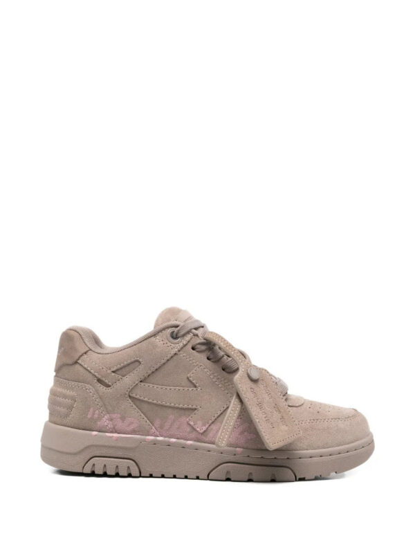 Off-White  suede sneakers