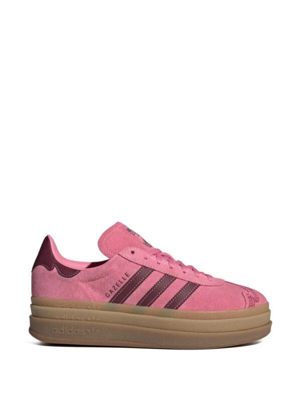 adidas  Gazelle Bold "Shadow Red/Pink Spark" sneakers