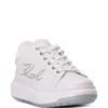 Karl Lagerfeld  studded platform sneakers