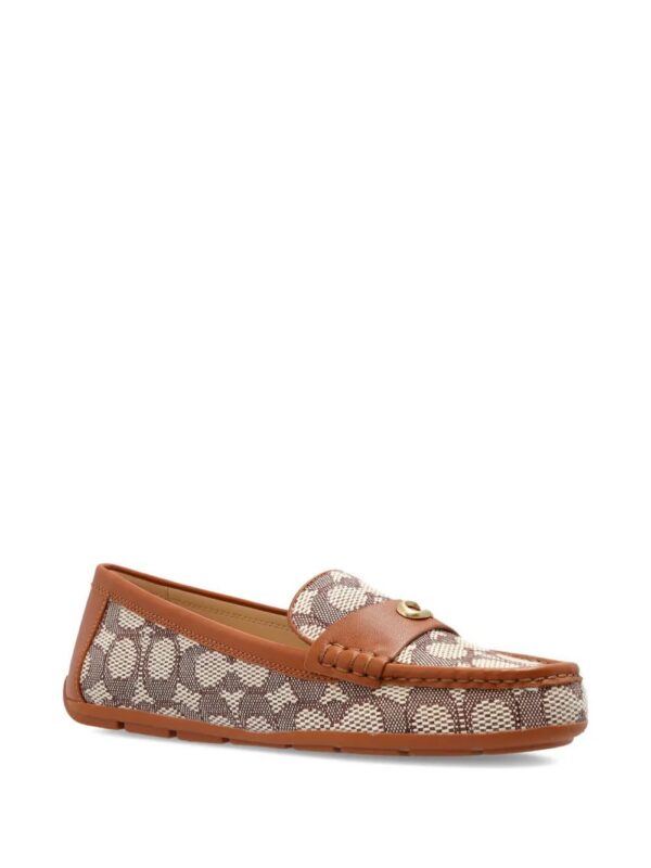 Coach  logo-jacquard loafers