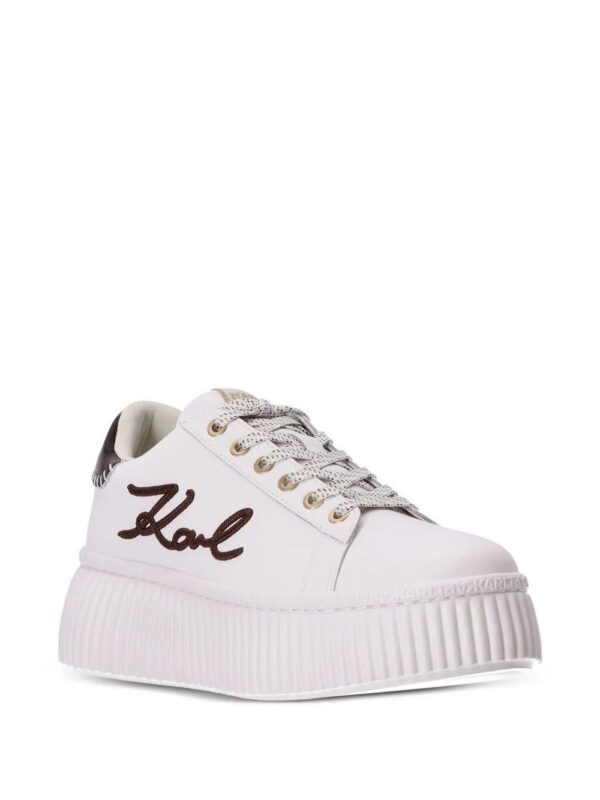 Karl Lagerfeld  logo platform sneakers