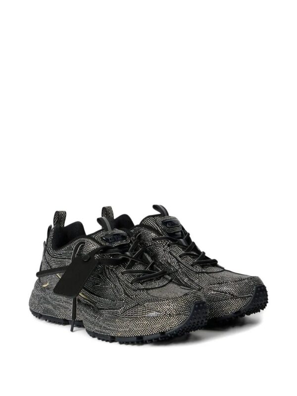 Off-White  Be Right crystal-textured sneakers