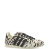 adidas  striped three stripe trainers