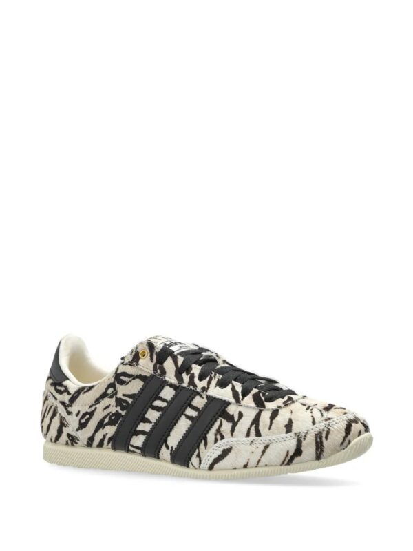 adidas  striped three stripe trainers