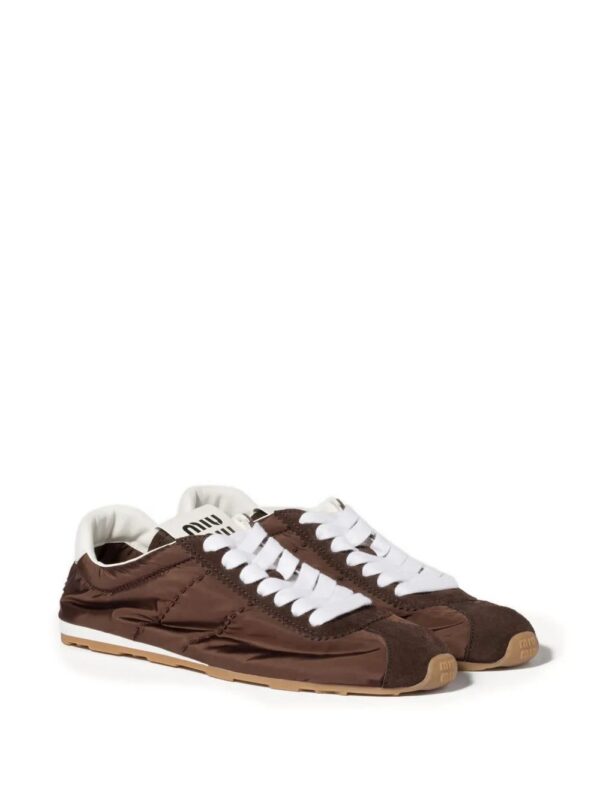 Miu Miu  Plume suede trainers