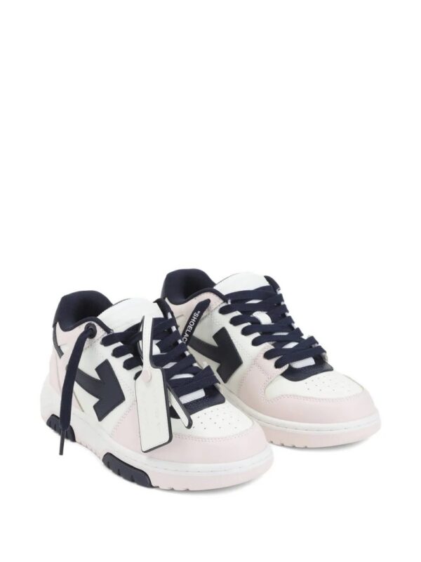 Off-White  Out Of Office arrow-logo leather sneakers
