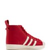 adidas  high-top leather sneakers