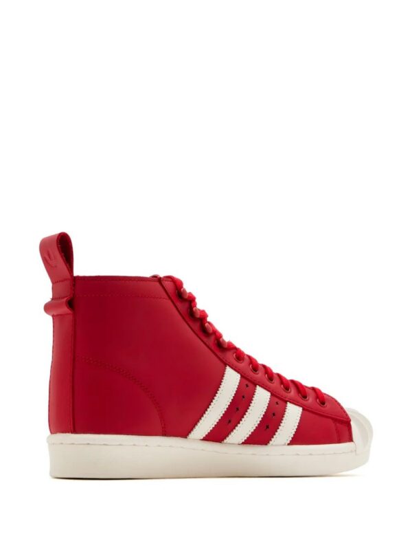 adidas  high-top leather sneakers