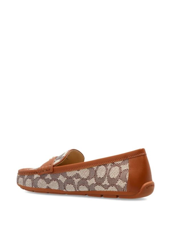 Coach  logo-jacquard loafers