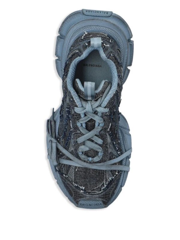 Balenciaga  3XL distressed lace-up sneakers