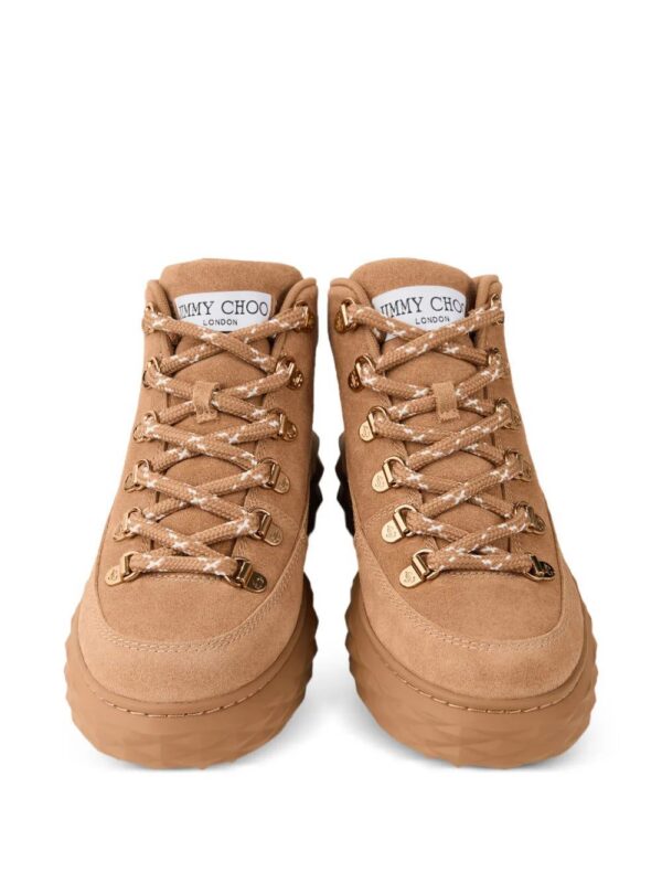 Jimmy Choo  Diamond Maxi Hike F suede high-top sneakers