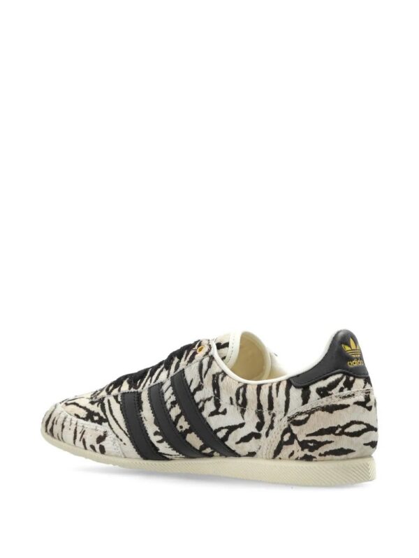 adidas  striped three stripe trainers