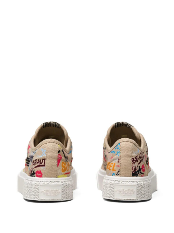 Marc Jacobs  The Punk Scribble lace-up sneakers