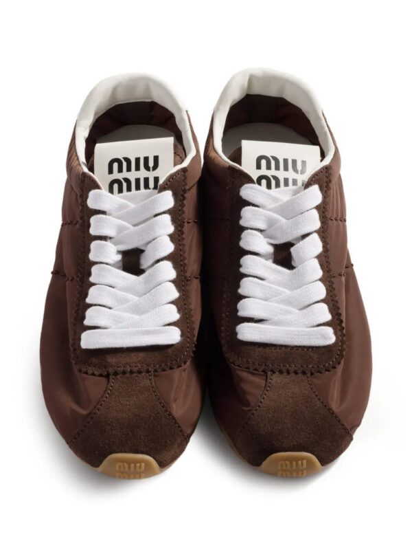 Miu Miu  Plume suede trainers