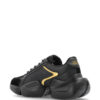 Versace Jeans Couture  leather panelled sneakers