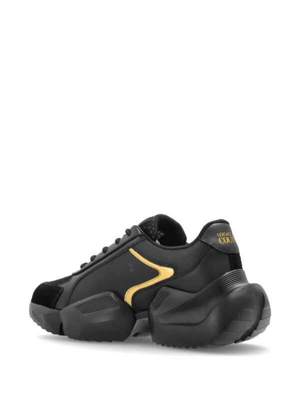 Versace Jeans Couture  leather panelled sneakers