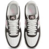 Nike  Air Force 1 swoosh logo perforated sneakers
