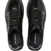 Karl Lagerfeld Jeans  lace-up glitter sneakers