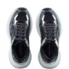 Emporio Armani  patent-leather striped sneakers