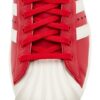 adidas  high-top leather sneakers