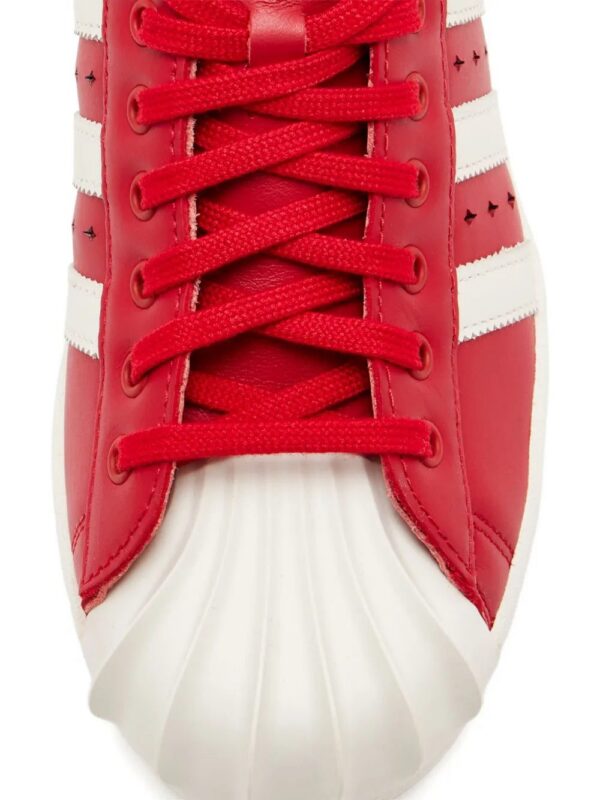 adidas  high-top leather sneakers