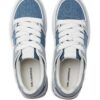 Karl Lagerfeld Jeans  Kourtney denim panelled sneakers