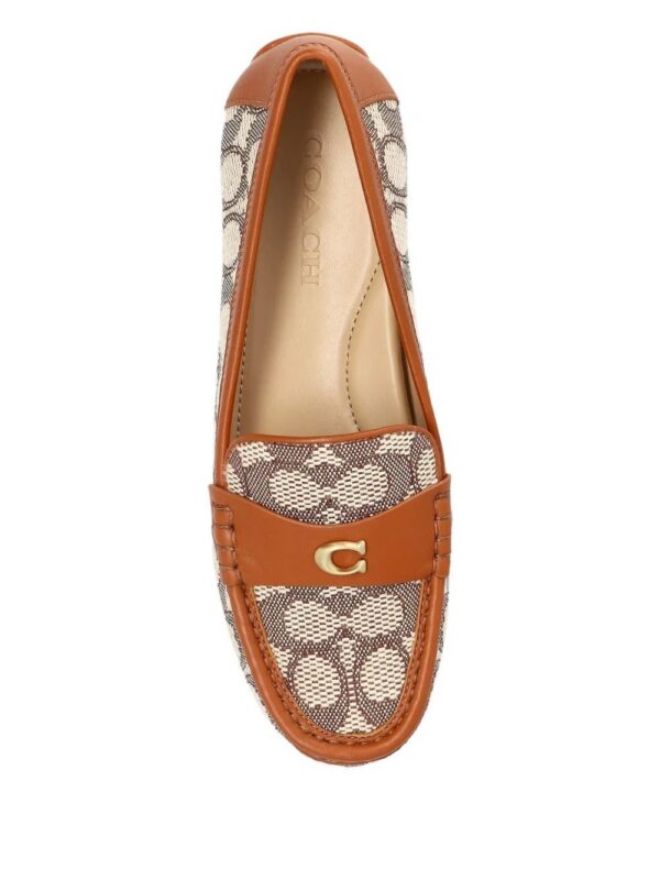 Coach  logo-jacquard loafers