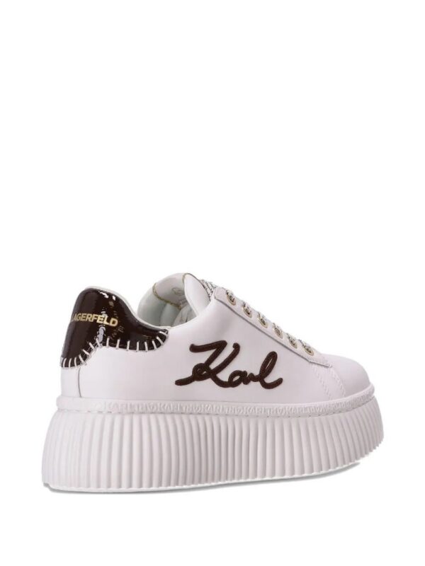 Karl Lagerfeld  logo platform sneakers