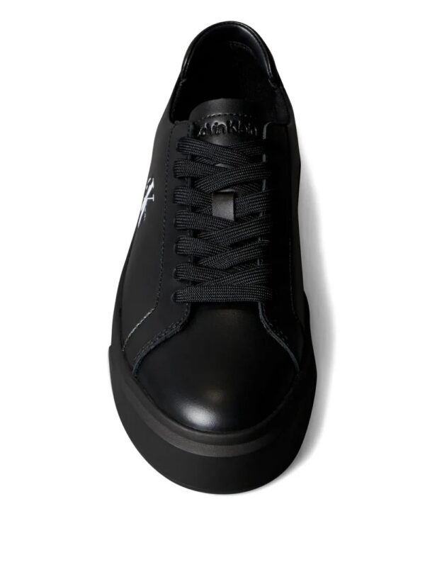 Calvin Klein  leather-logo sneakers