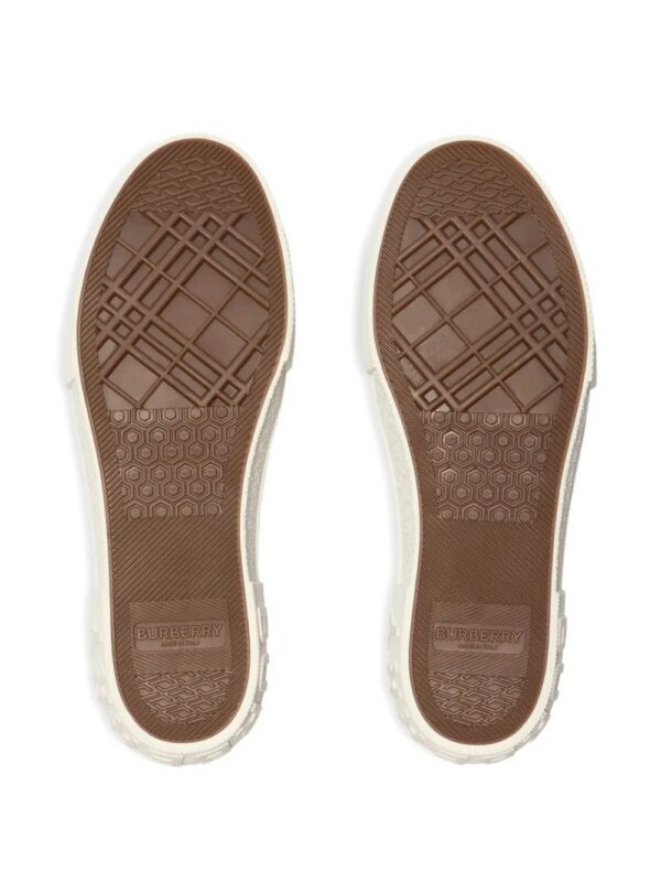 Burberry  check embossed-logo sneakers