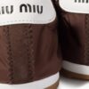 Miu Miu  Plume suede trainers